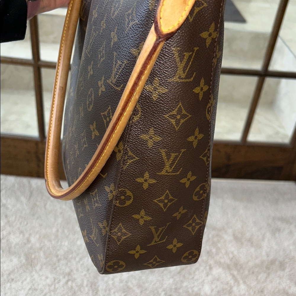 Louis Vuitton Dark Brown Monogram Looping Bag - Picture 14 of 16